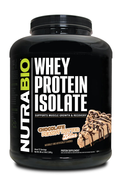 NUTRA BIO WHEY PROTEIN ISOLATE 5LB