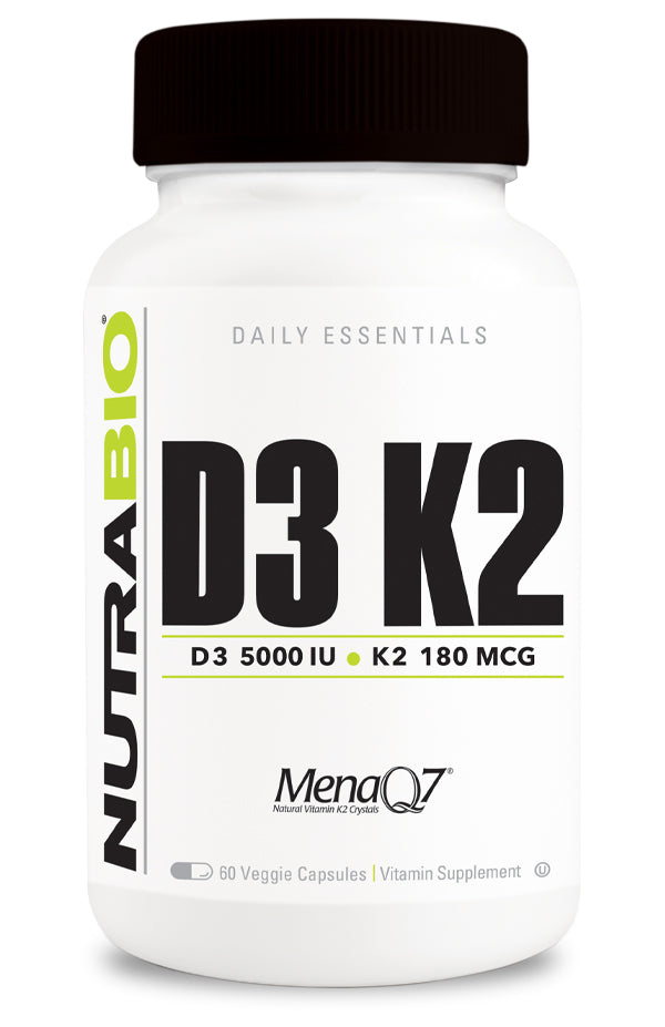 NUTRA BIO VITAMIN D3 5000 IU K2 180mcg