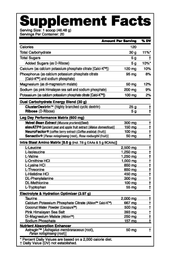 NUTRA BIO LEG DAY INTRA WORKOUT