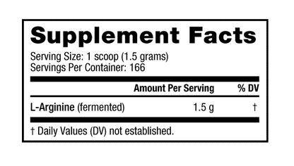 NUTRA BIO ARGININE POWDER - 250g