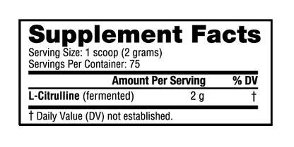 Nutra Bio L-Citrulline Powder 150 Grams