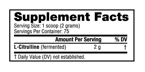 Nutra Bio L-Citrulline Powder 150 Grams