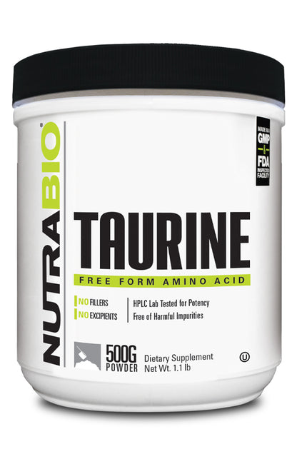 NUTRA BIO TAURINE POWDER 500g