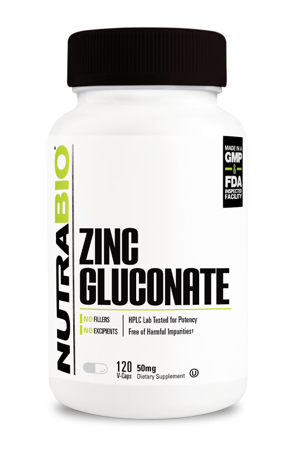 NUTRA BIO ZINC GLUCONATE