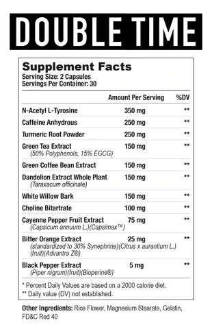 DOUBLE TIME // Fat Burner