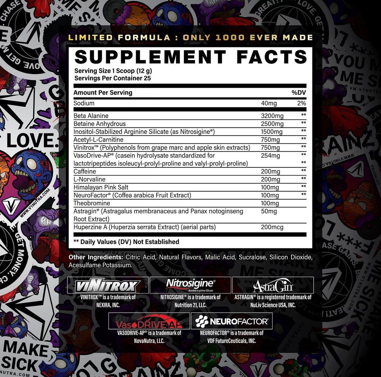 V1 Nutra LTD PRE-WORKOUT