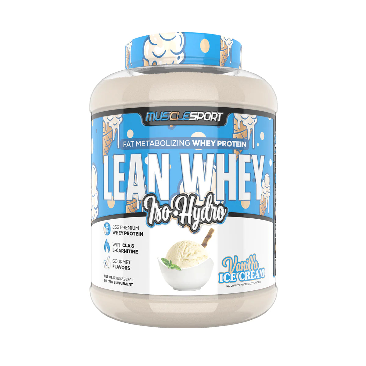 Muscle Sport LEAN WHEY 5lb