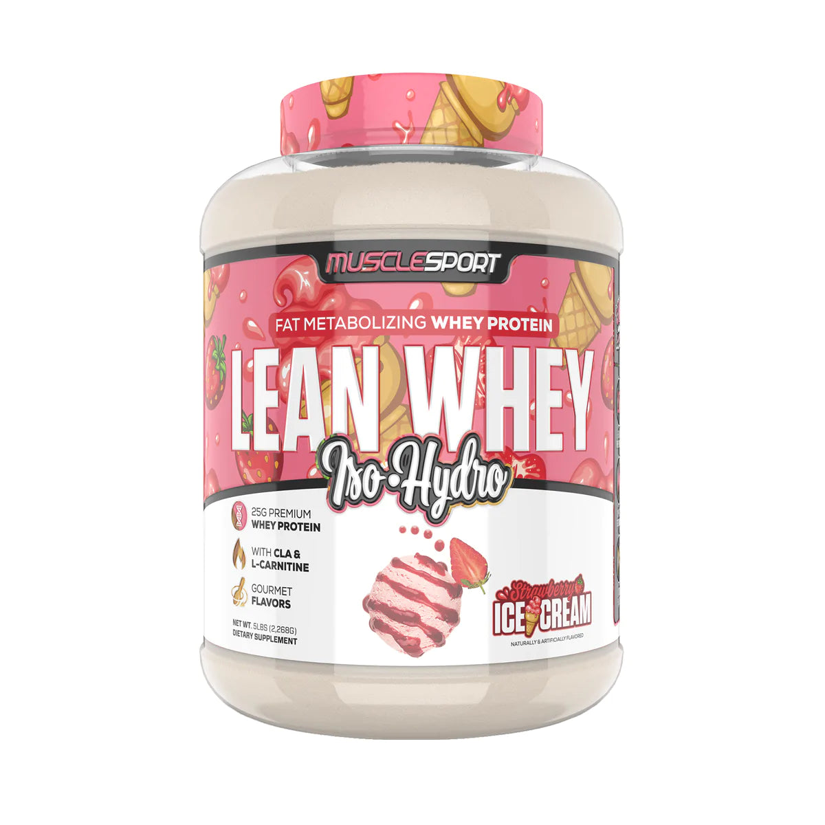 Muscle Sport LEAN WHEY 5lb