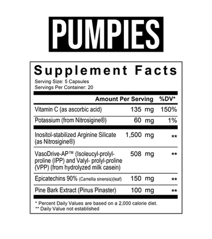 PUMPIES // Nitric Oxide Support