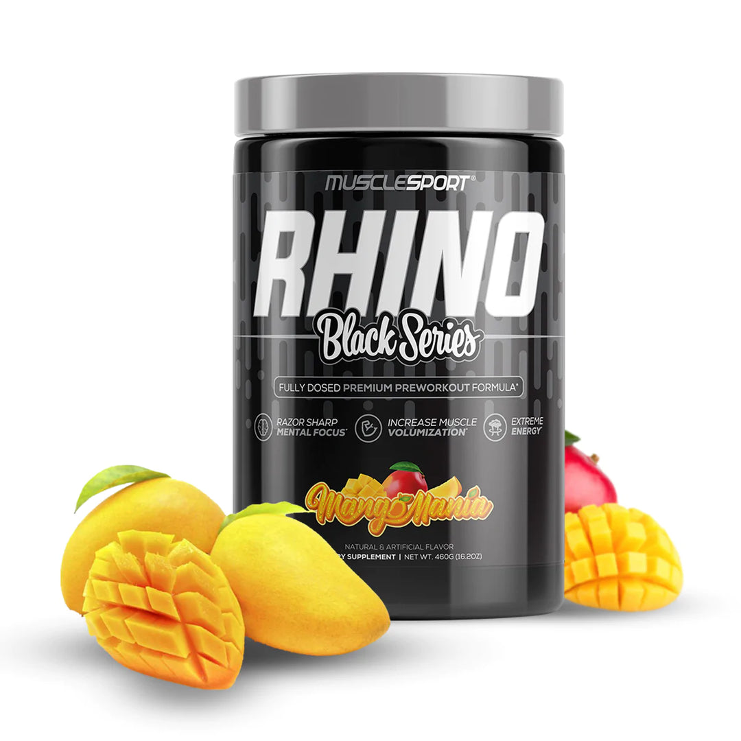 MUSCLE SPORT Rhino BLACK Preworkout V2