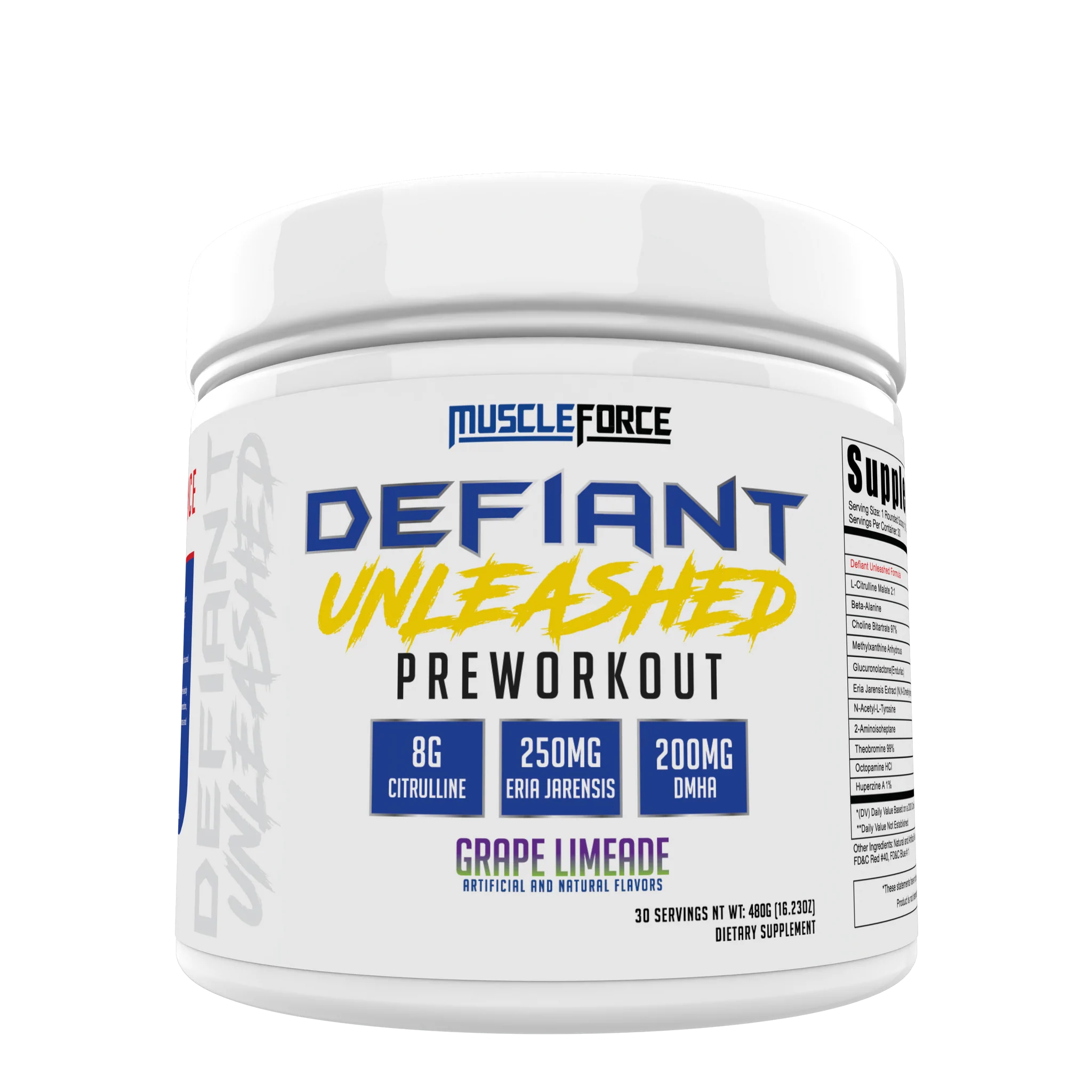 MUSCLEFORCE DEFIANT UNLEASHED PRE-WORKOUT