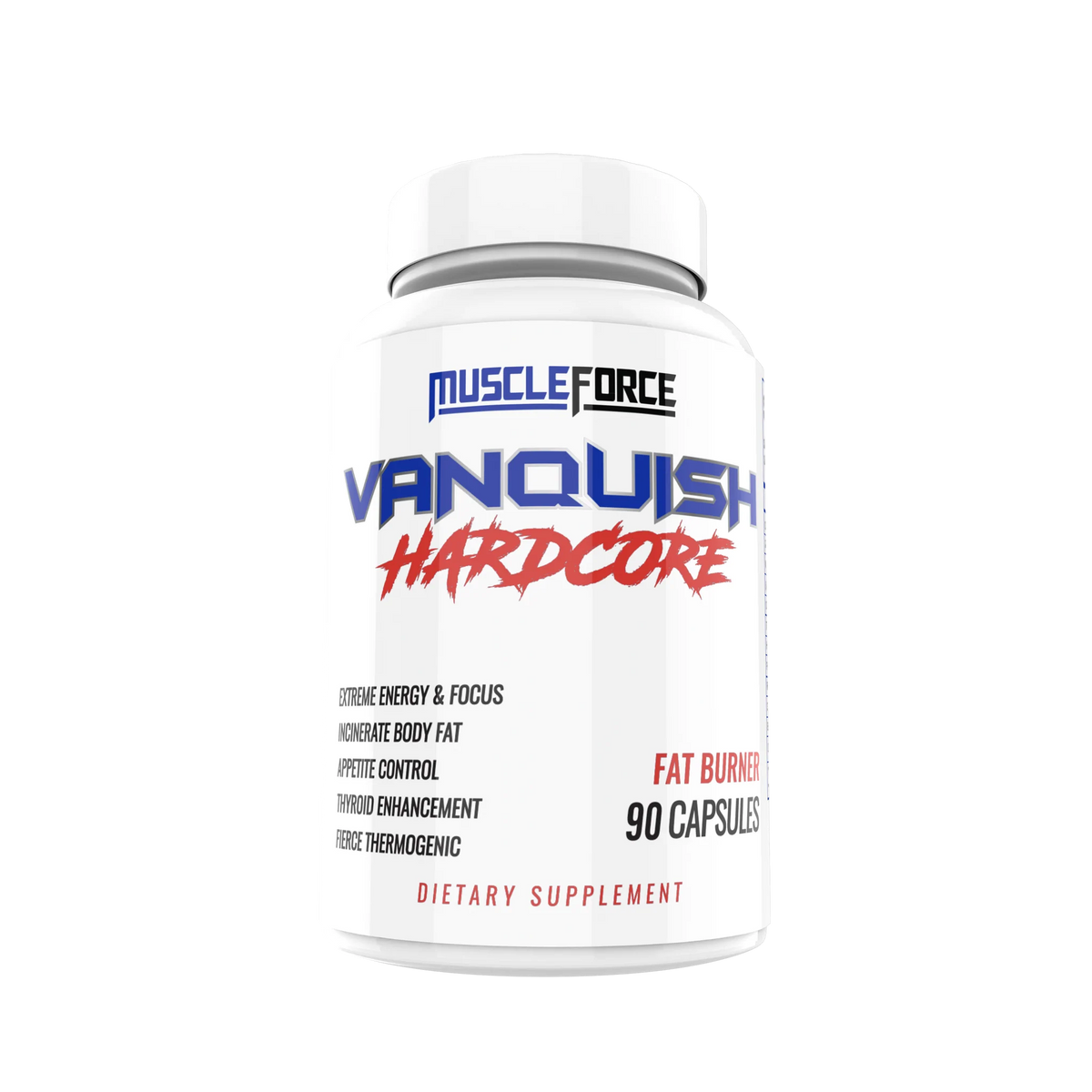 MUSCLEFORCE VANQUISH HARDCORE FATBURNER NutraZoneNutrition