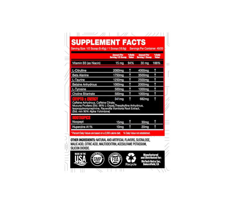 BTN CRYPTO PRE-WORKOUT