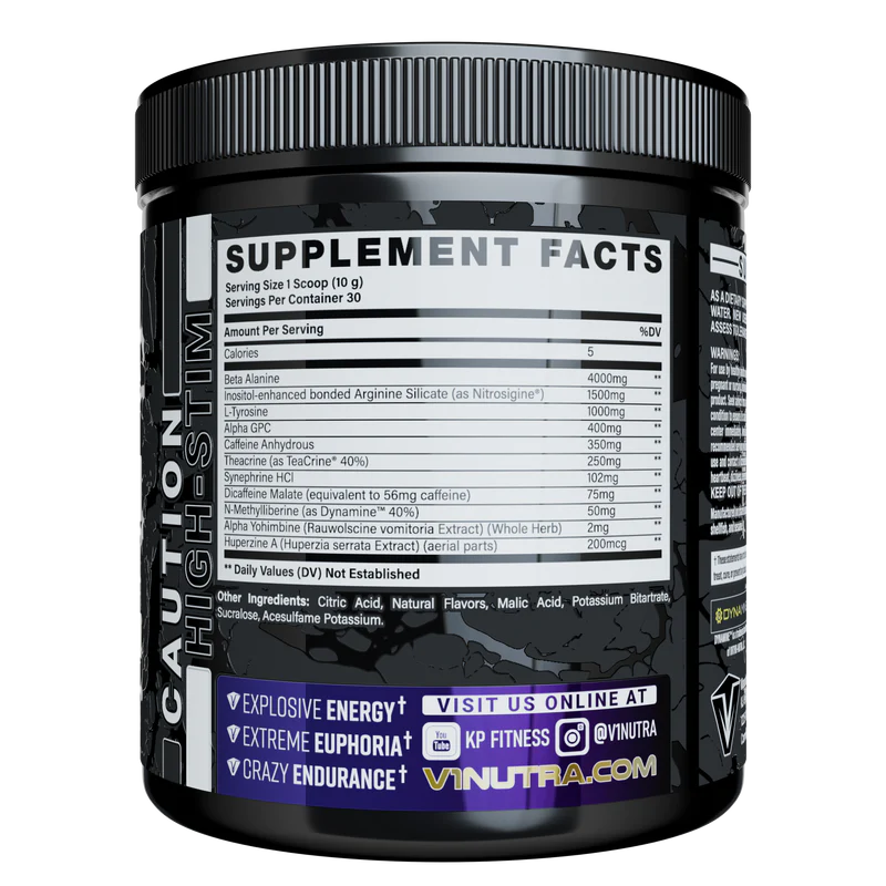 V1X HIGH STIM PRE-WORKOUT