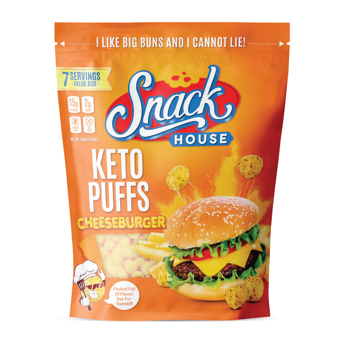 SNACK HOUSE SAVORY KETO PUFFS