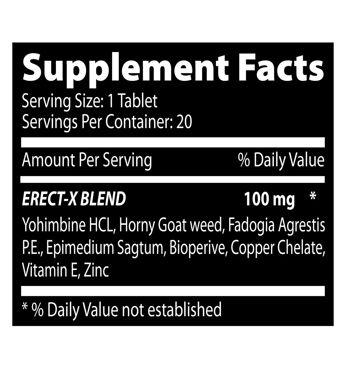 Erect X - Male Enhancement