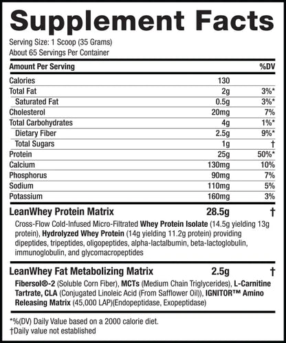 Muscle Sport LEAN WHEY 5lb