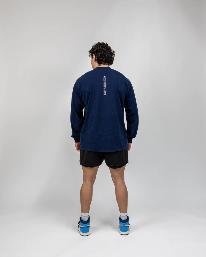 RAW NEW ERA LONG SLEEVE - BLUE