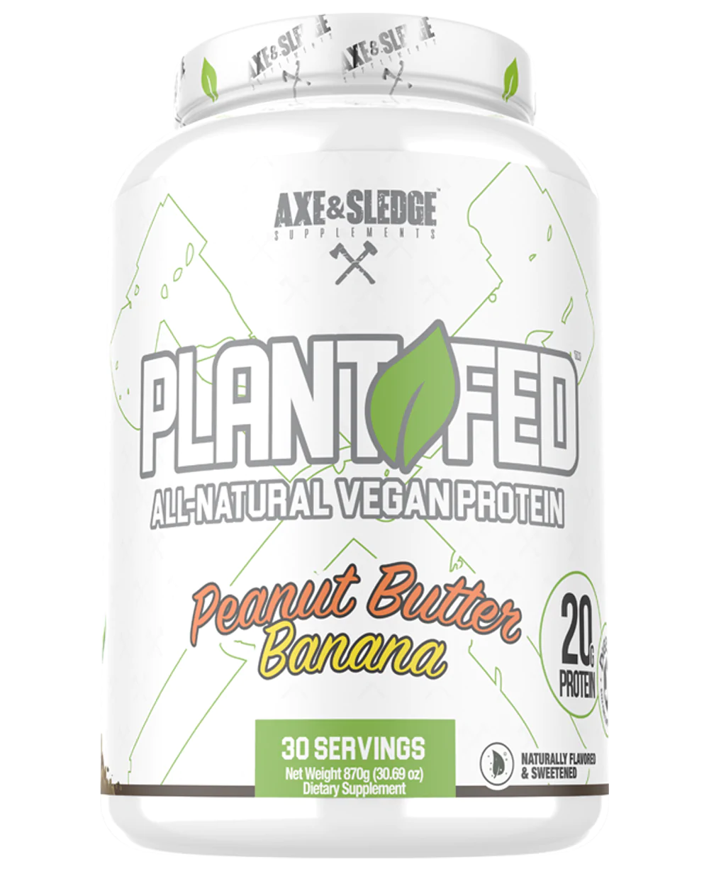 AXE & SLEDGE Plant Fed // All-Natural Vegan Protein