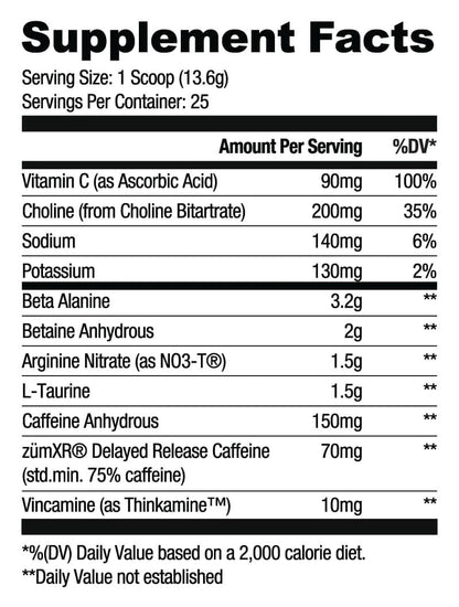 RYSE ELEMENT PRE WORKOUT