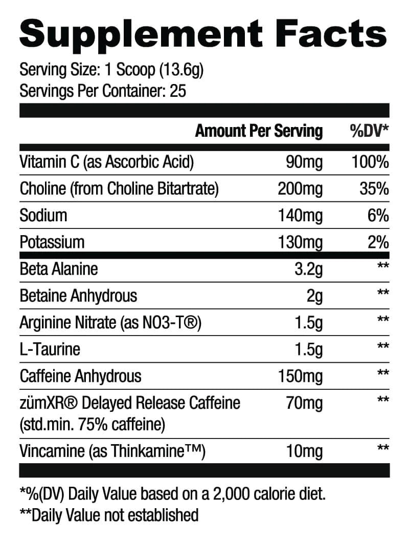 RYSE ELEMENT PRE WORKOUT
